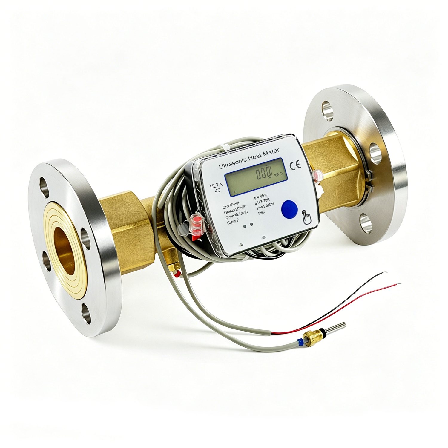 DN15-DN40 Flange Type BTU Meter/ Ultrasonic Heat Meter Cooling /Heating Energy Measuring